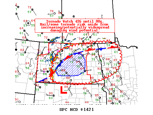 Mesoscale Discussion 1421