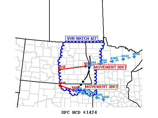 Mesoscale Discussion 1424