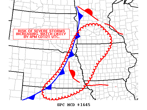 Mesoscale Discussion 1645