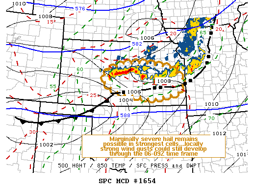 Mesoscale Discussion 1654