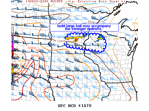 Mesoscale Discussion 1670