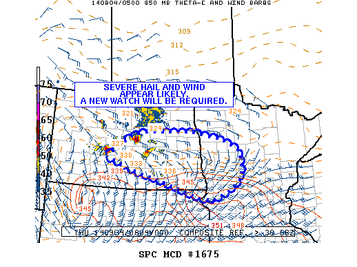 Mesoscale Discussion 1675