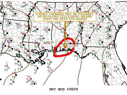 Mesoscale Discussion 20