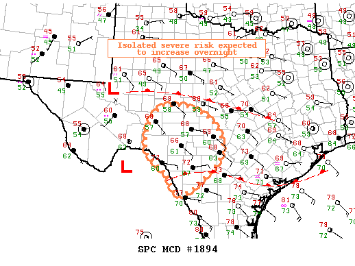 Mesoscale Discussion 1894