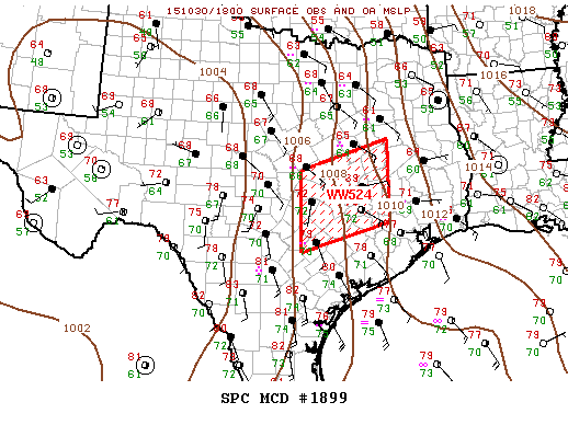 Mesoscale Discussion 1899