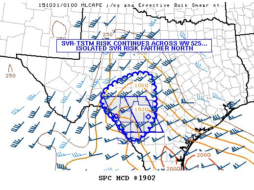 Mesoscale Discussion 1902