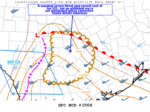 Mesoscale Discussion 1904