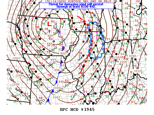 Mesoscale Discussion 1945