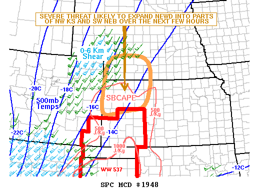 Mesoscale Discussion 1948