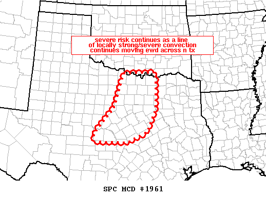 Mesoscale Discussion 1961