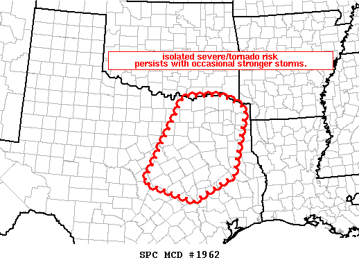 Mesoscale Discussion 1962