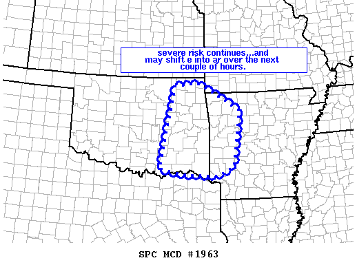 Mesoscale Discussion 1963