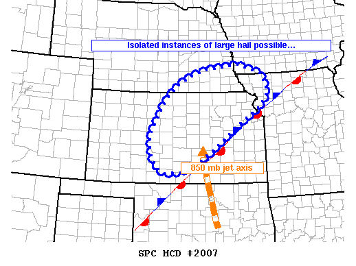 Mesoscale Discussion 2007