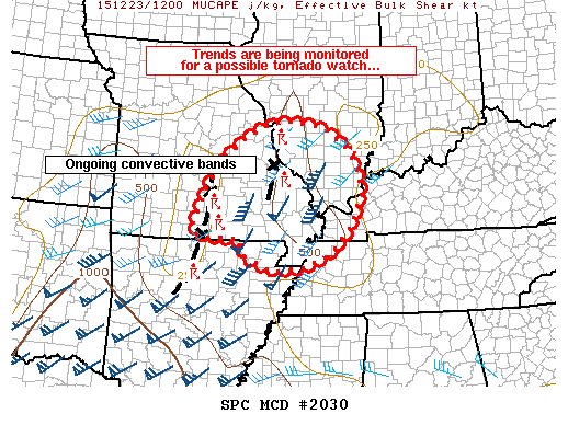 Mesoscale Discussion 2030