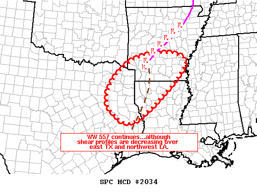 Mesoscale Discussion 2034