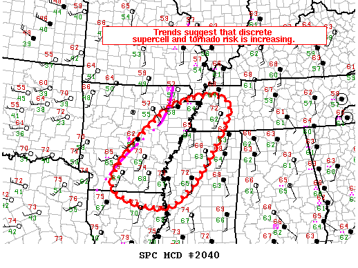 Mesoscale Discussion 2040