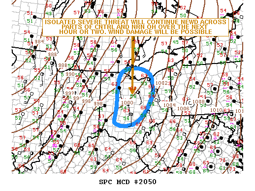 Mesoscale Discussion 2050