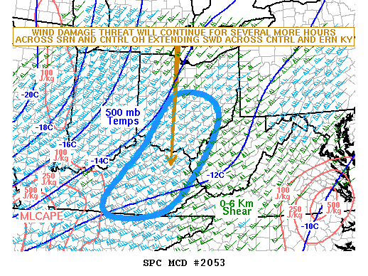 Mesoscale Discussion 2053