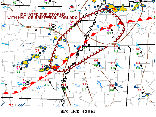 Mesoscale Discussion 2063
