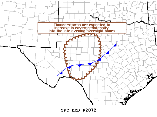 Mesoscale Discussion 2072