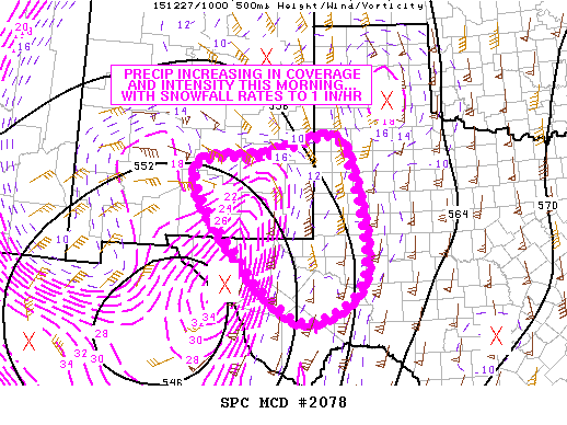 Mesoscale Discussion 2078