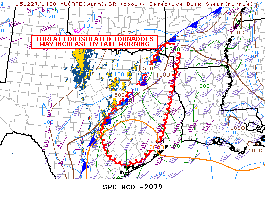 Mesoscale Discussion 2079