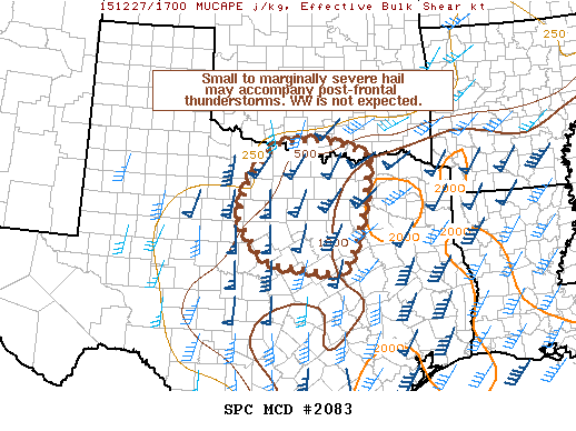 Mesoscale Discussion 2083