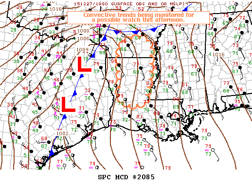 Mesoscale Discussion 2085