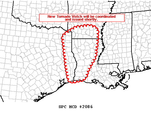 Mesoscale Discussion 2086