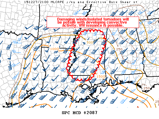 Mesoscale Discussion 2087