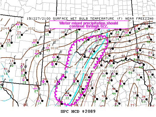 Mesoscale Discussion 2089