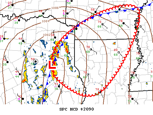 Mesoscale Discussion 2090