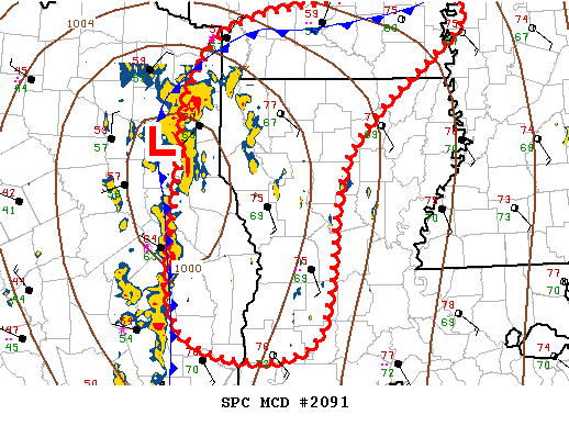 Mesoscale Discussion 2091