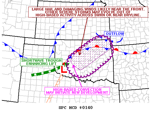 Mesoscale Discussion 140