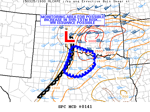 Mesoscale Discussion 141