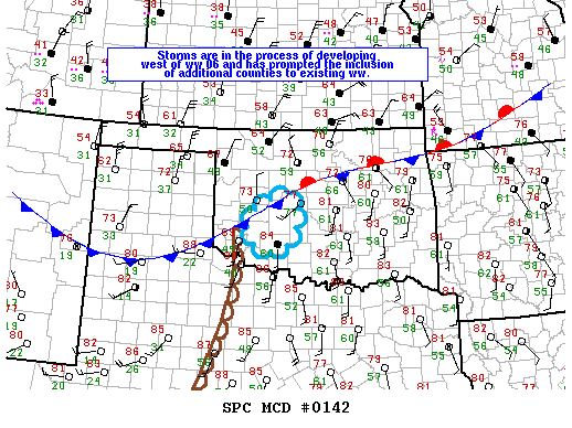 Mesoscale Discussion 142
