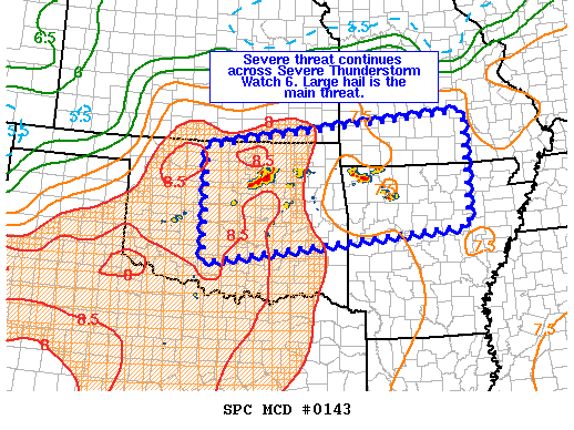 Mesoscale Discussion 143