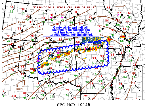 Mesoscale Discussion 145