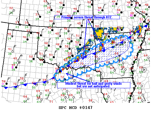 Mesoscale Discussion 147