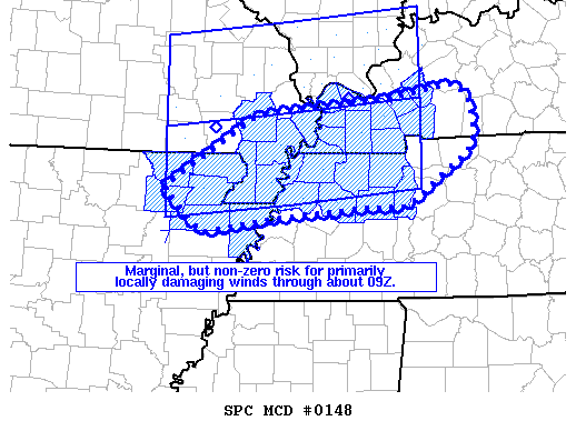 Mesoscale Discussion 148