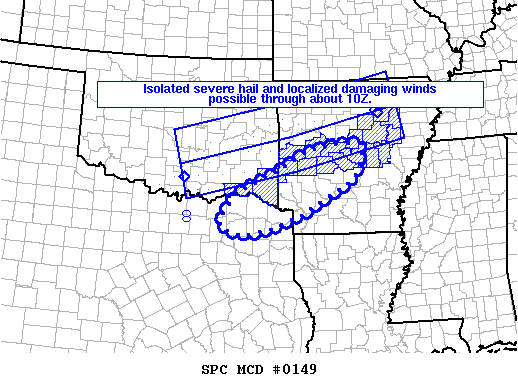 Mesoscale Discussion 149