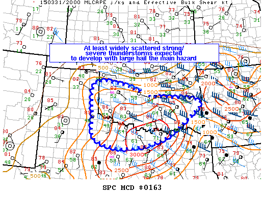 Mesoscale Discussion 163