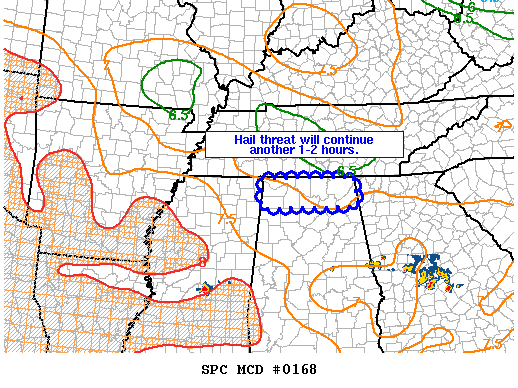 Mesoscale Discussion 168