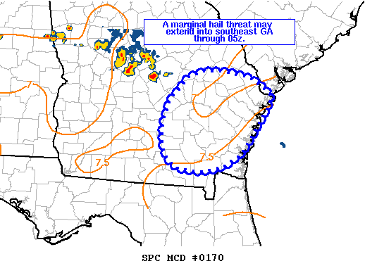 Mesoscale Discussion 170