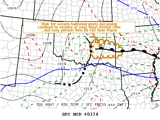Mesoscale Discussion 174