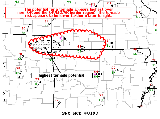 Mesoscale Discussion 193