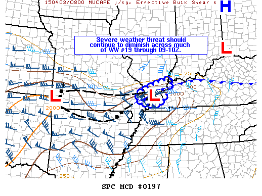 Mesoscale Discussion 197
