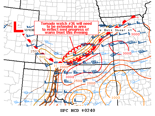 Mesoscale Discussion 240
