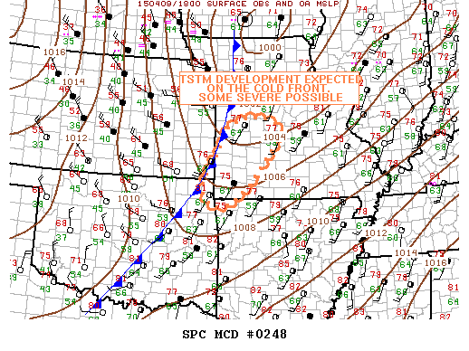 Mesoscale Discussion 248