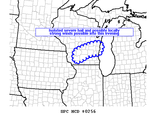 Mesoscale Discussion 256